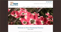Desktop Screenshot of freseornamentalnursery.com